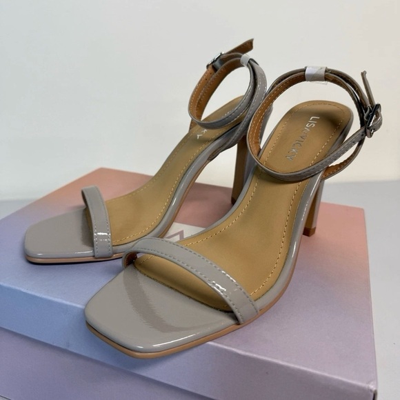 Lisa Vicky Grace Pebble Patent Shoes Women’s Size 10 Mauve - Picture 2 of 6